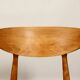 Modern chair Scandinavian design light wood natural Lin fabric mid century modern design
