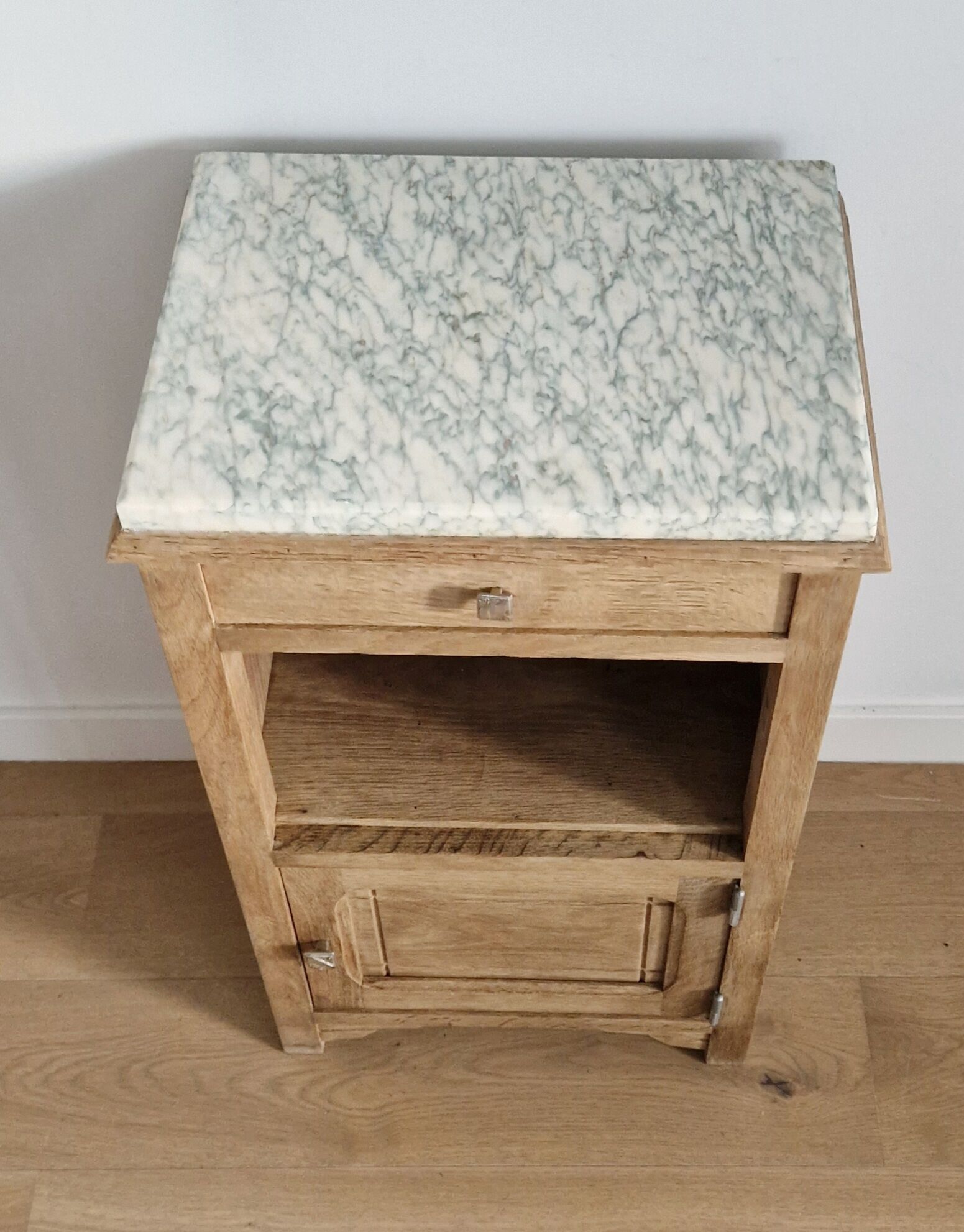 Meuble chevet art déco chêne 1920