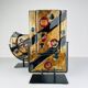 Geometric Glass Vases from Murano, Italy, 2000s, Set of 2