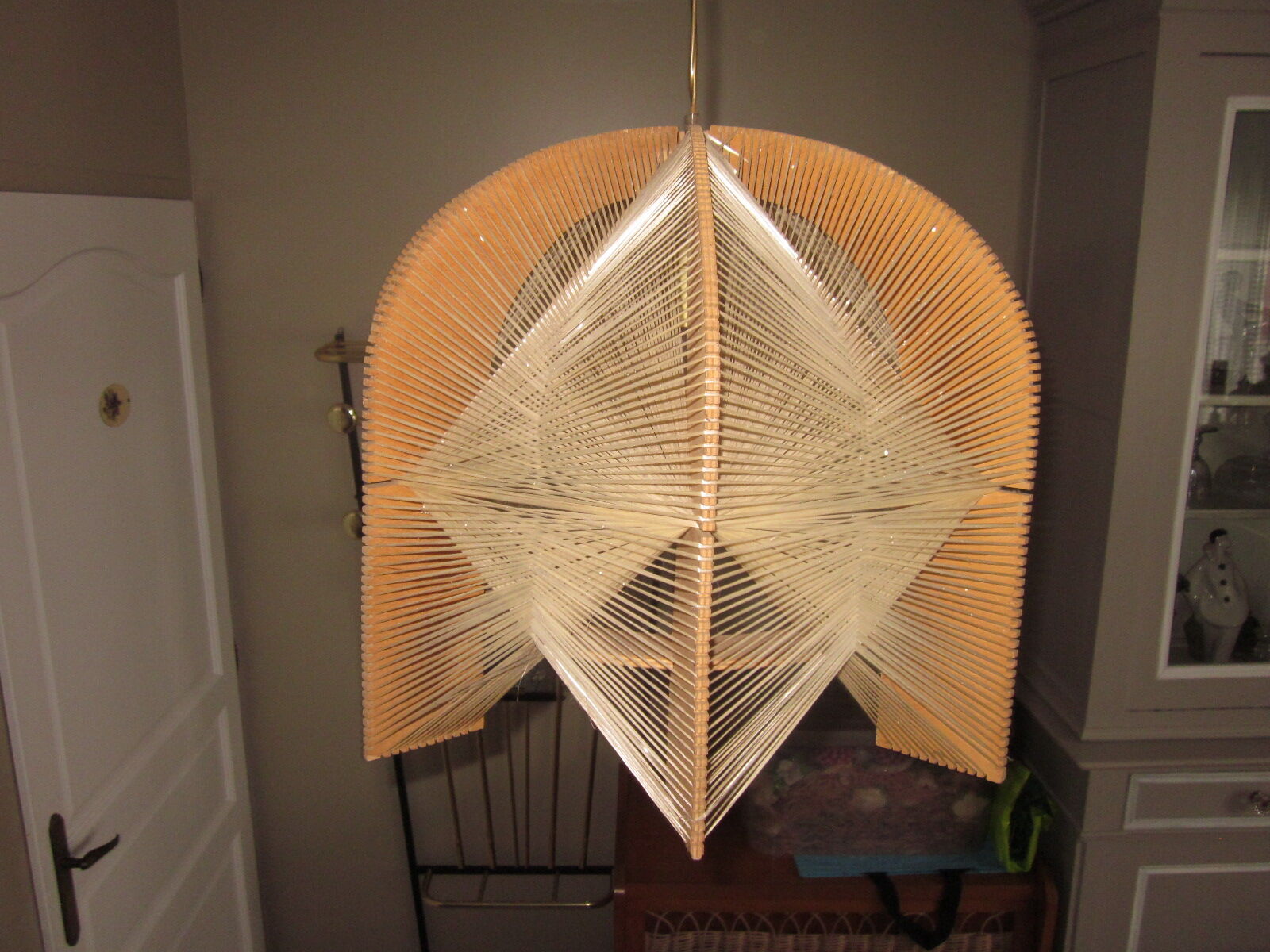 Hanging of wood and son