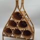 Rattan bottle holder