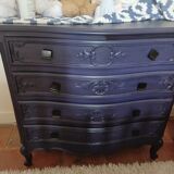 Louis XV style chest of drawers, restyled