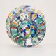 Set of three blue Murano glasses, ice cream bowls, Italy, Europe, 2000s