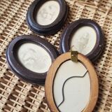 4 mini oval frames