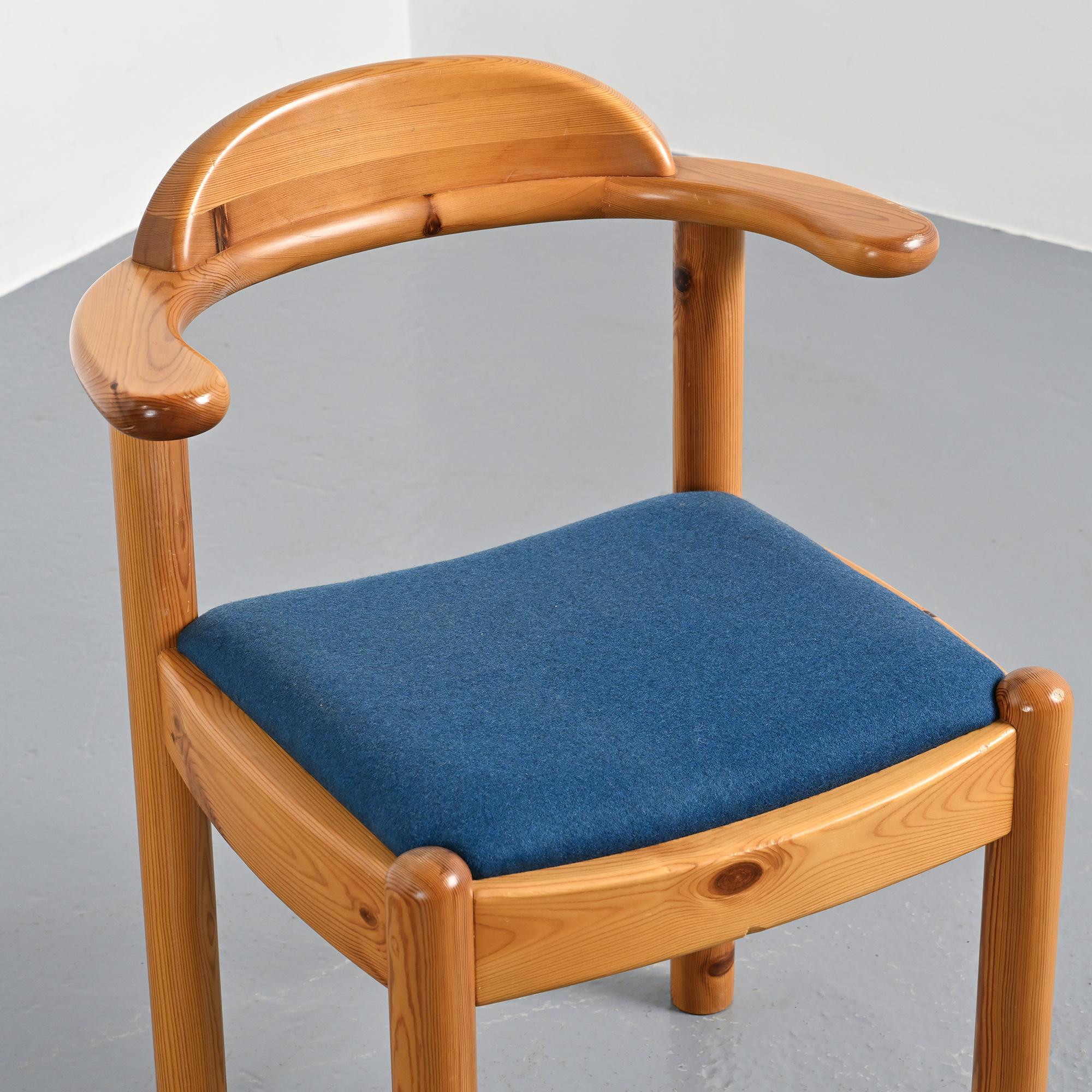 Suite de six fauteuils Vamdrup Stolefabrik, Danemark, circa 1970