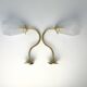 Pair of old art-deco wall lights