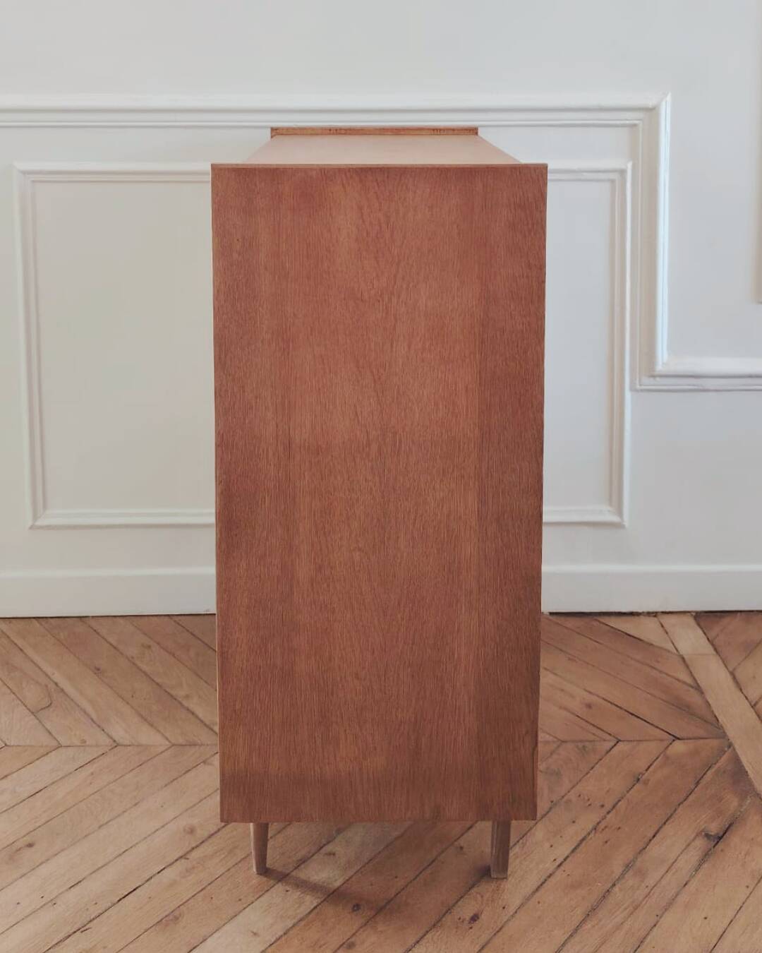 Renovated vintage high sideboard, 1960s
