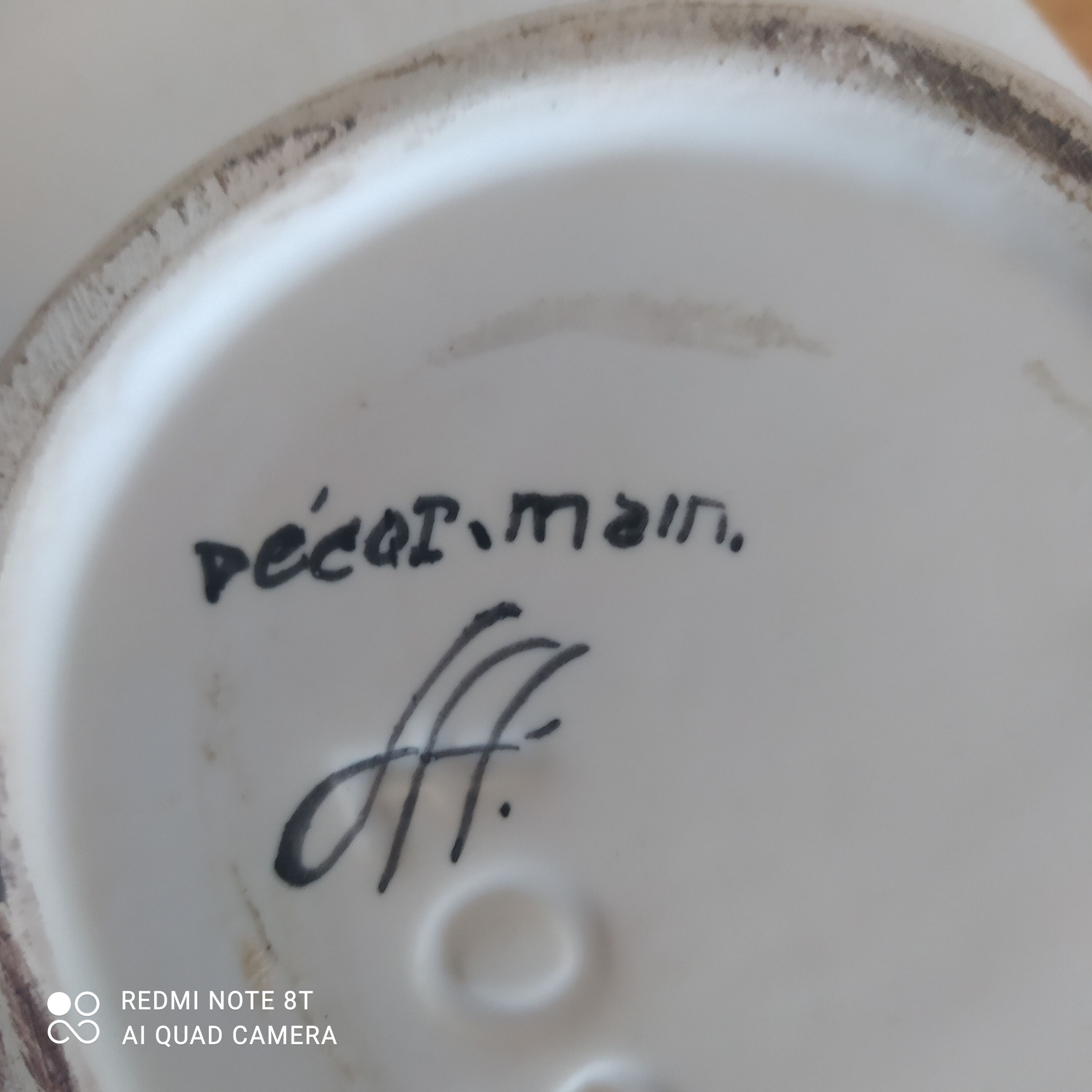 Vallauris ceramic vase