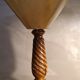Vintage 1960 solid wood lamp