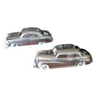 Prameta miniature cars Mercedes Benz 300 + Opel Kapitan 555 vintage old toys