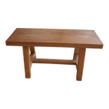 Solid oak bench