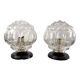 Paire d’appliques globes