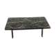 Table basse en formica et fer forgé