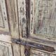 Old yellow wooden cabinet