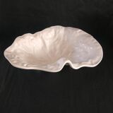 Vintage ceramic cabbage leaf cut