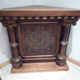 Old corner console, Chapel furniture..
