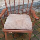Pair of vintage fan armchairs from the 60s, Baumann edition.