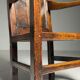 Chaise anglaise en chêne, 1650-1670