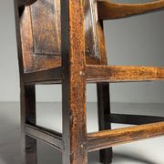 Chaise anglaise en chêne, 1650-1670