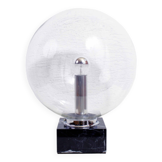 Erco table lamp in marble and glass