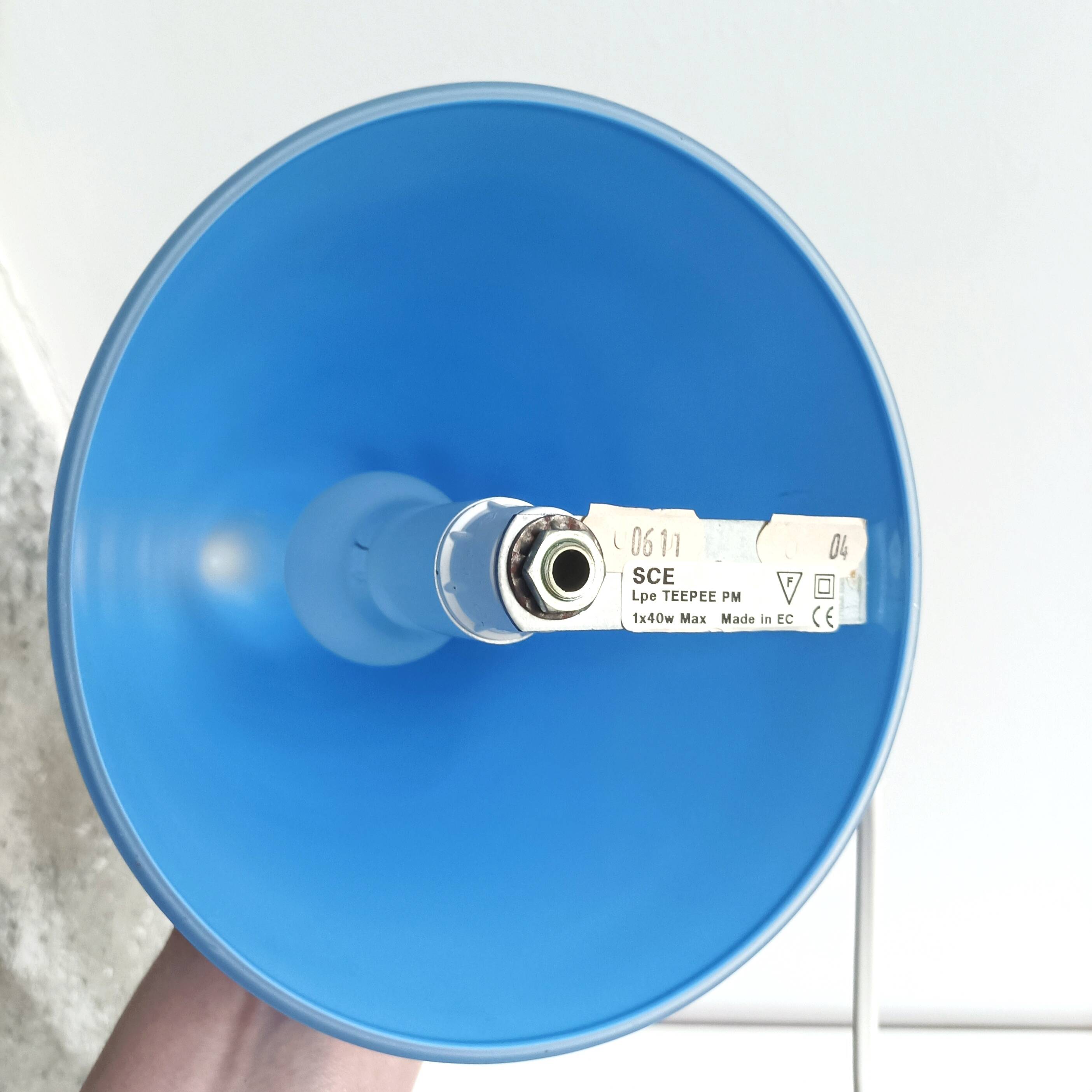 Teepee Lamp SCE Vintage Blue Glass