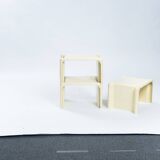 Table d'appoint empilable Scagno de Giotto Stoppino Elco Scorze, années 1970, lot de 3