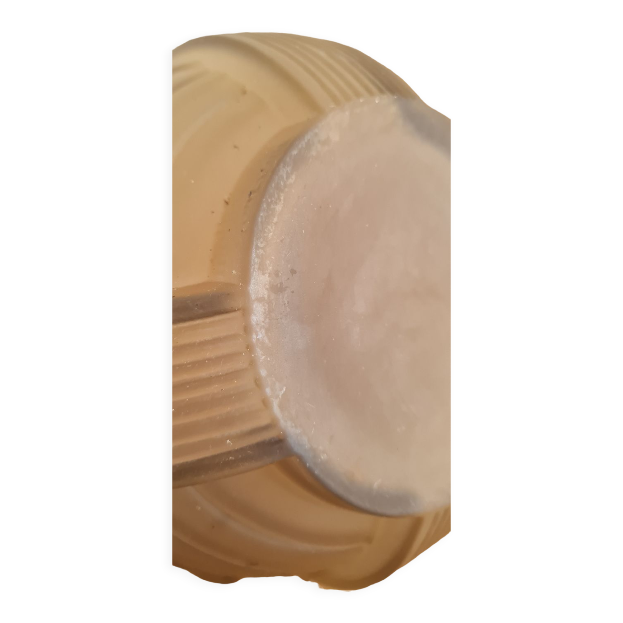 Ball vase "ribbed tips"