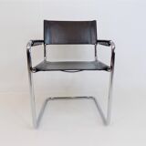 Matteo Grassi MG5 Set of 4 Leather Cantilever Chairs