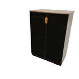 Black glass  bar, 1970s