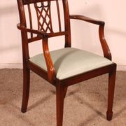 office chair or other Hepplewhite style in mahogany