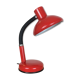 Lampe de bureau vintage en métal rouge