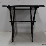 Table pliante marquetée, époque Napoléon III – XIXe