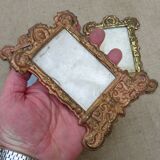 Set of 3 old tin frames stamped late nineteenth century
