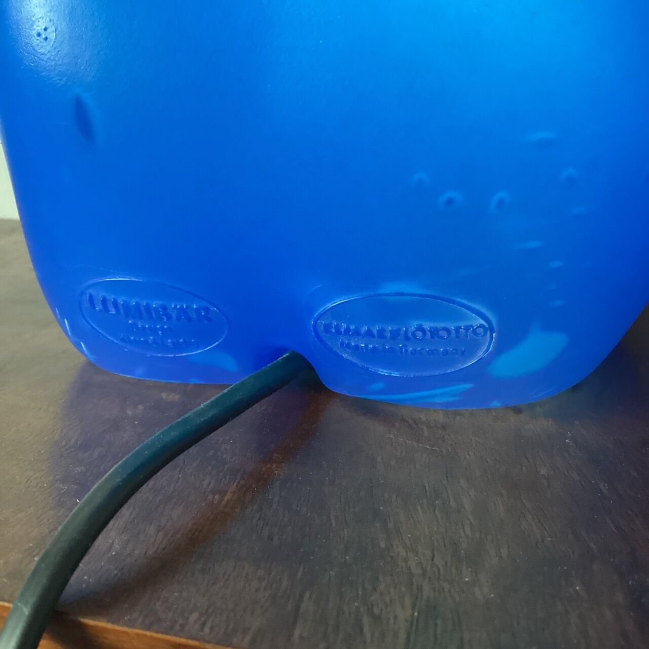 Lamp Lumibar Flöttoto blue bear