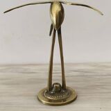 Vintage brass crane