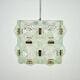 Brutalist glass chandelier by kamenicky senov, 1970s