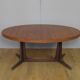 Baumann walnut oval table