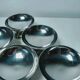 6 Vintage Stainless Steel Ice Cream Bowls | Antique Metal Sorbet Cups | Retro Design Ice Cream | Bistro Kitchen Table Decor | Gift Idea