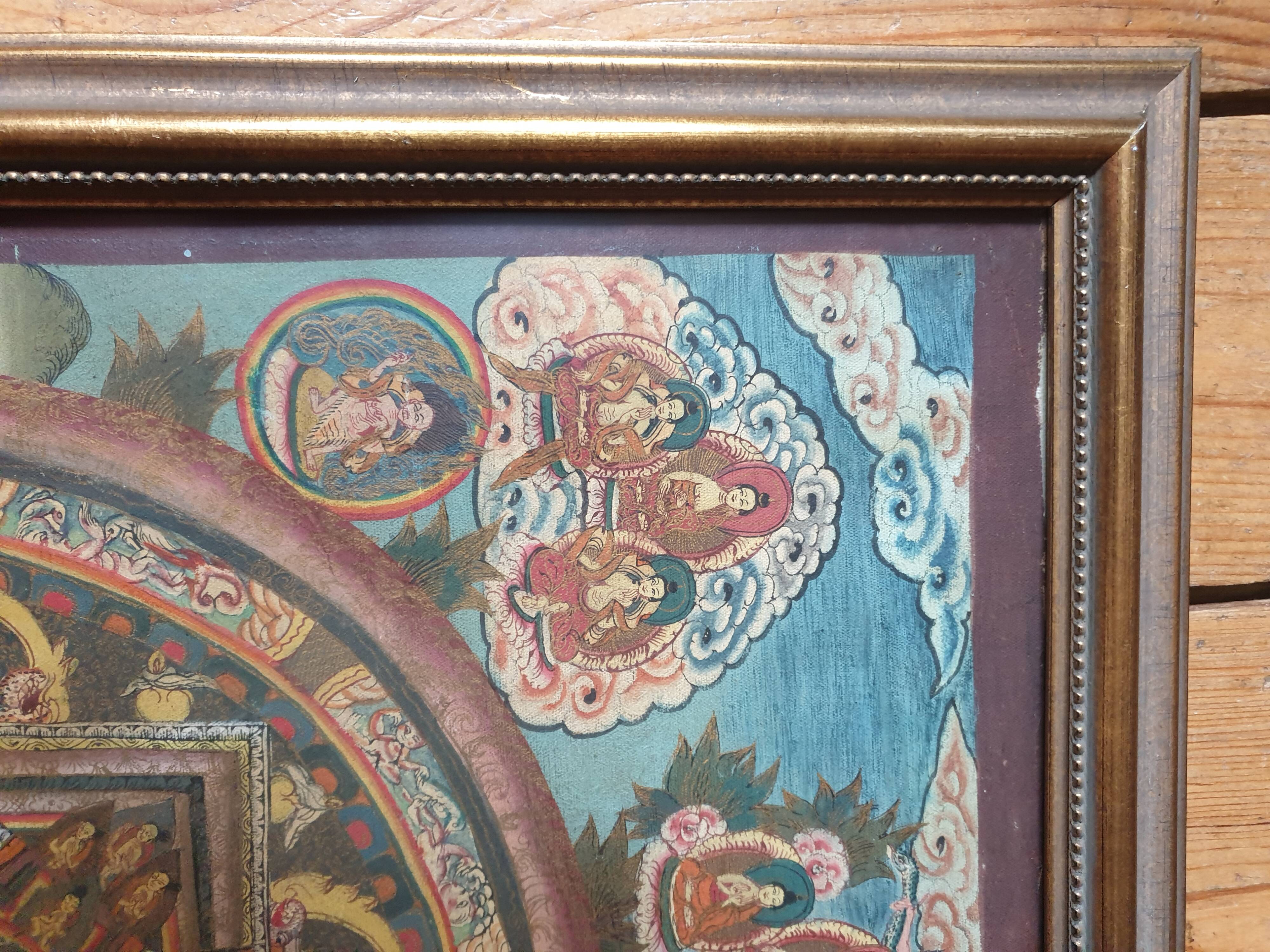 Thangka from Tibet mid-20th century