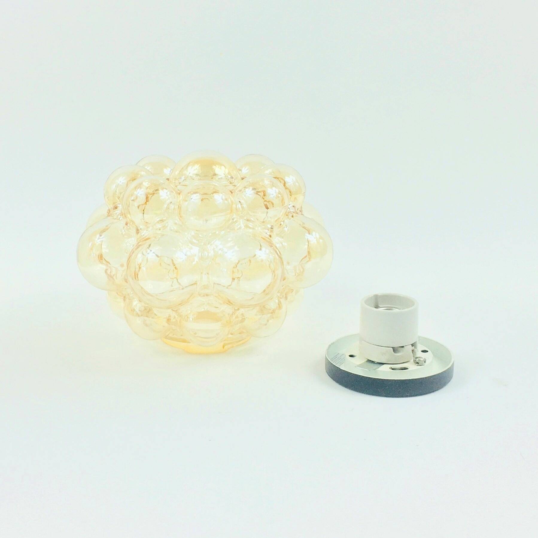 Mid-Century Bubble Glass Ceiling Light by Helena Tynell for Limburg, 1960s