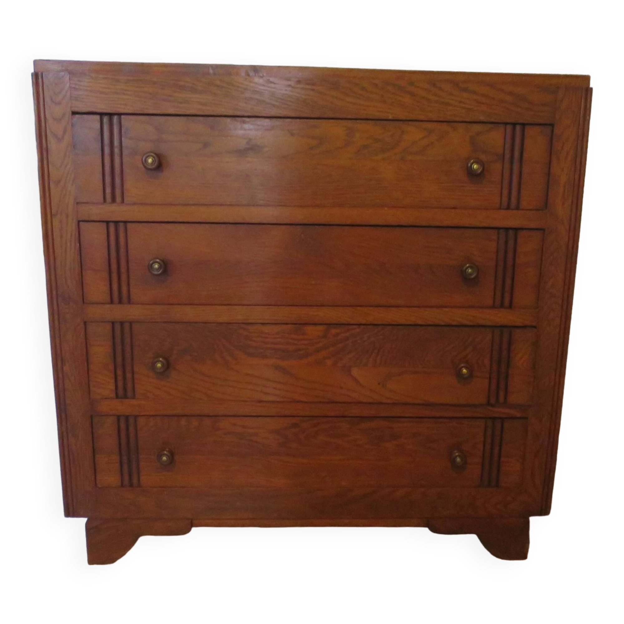 Rare - Jolie commode 4 tiroirs -Vintage - Frêne - Années 50