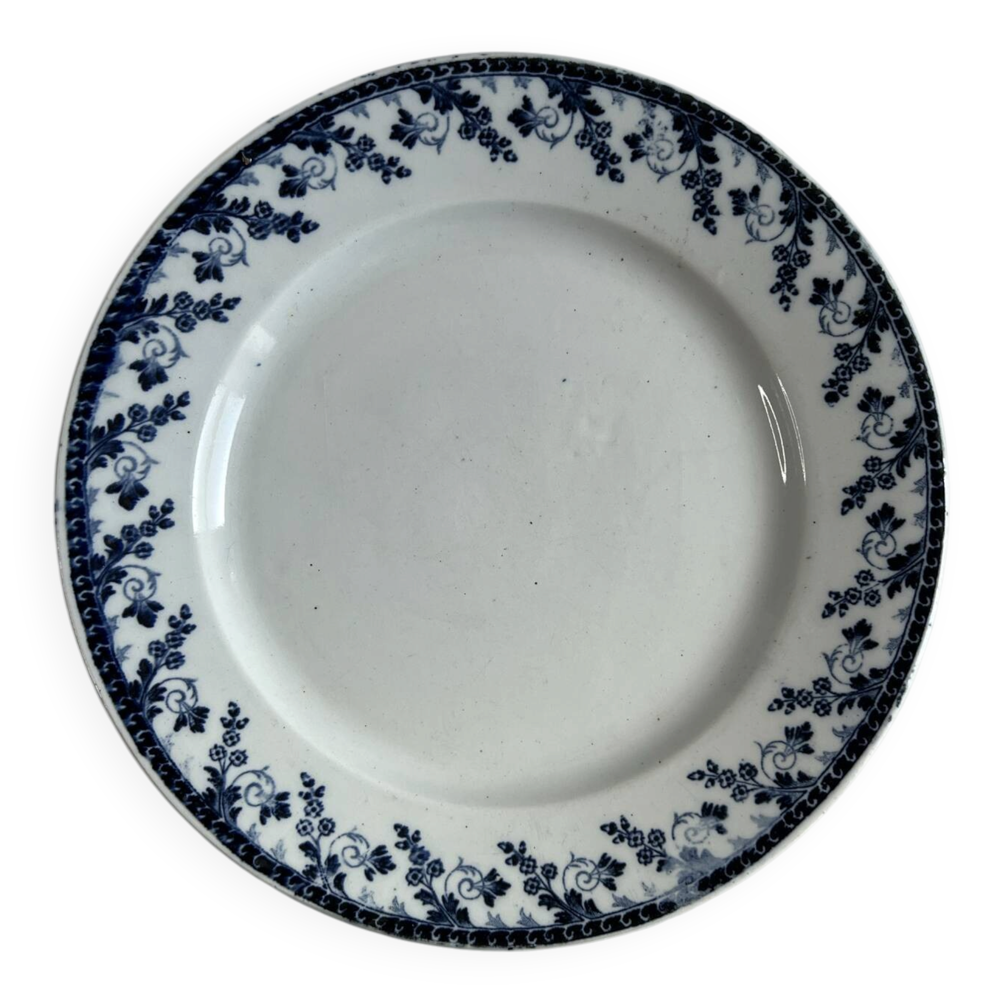 Flat plate GIEN Terre de Fer — Montigny Collection