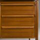 Mid-Century Teak Freestanding Desk from GV Møbler, 1970s