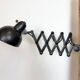 Black Industrial Bauhaus Scissor Wall Lamp from Kaiser Idell, 1930s