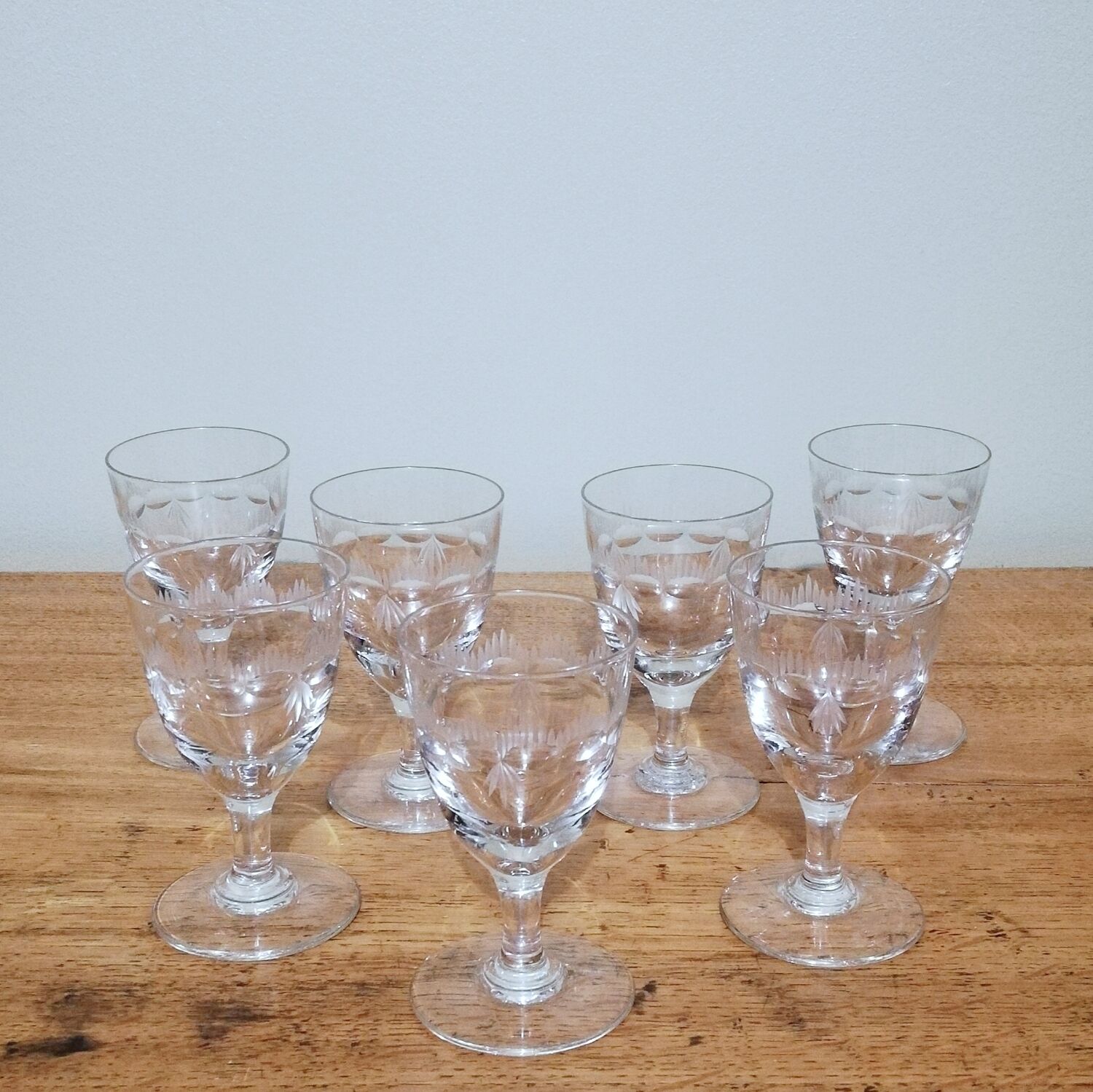 7 shot glasses