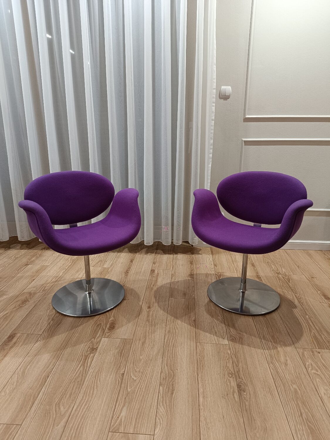 Chaise Tulipe Pourpre de Pierre Paulin pour Artifort