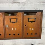 Block of 3 mailboxes from the 70s/80s