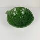 Salad service green leaf artichoke vintage salad bowl + 6 bowls 70s