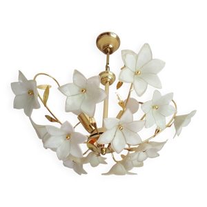 Lustre Murano fleurs