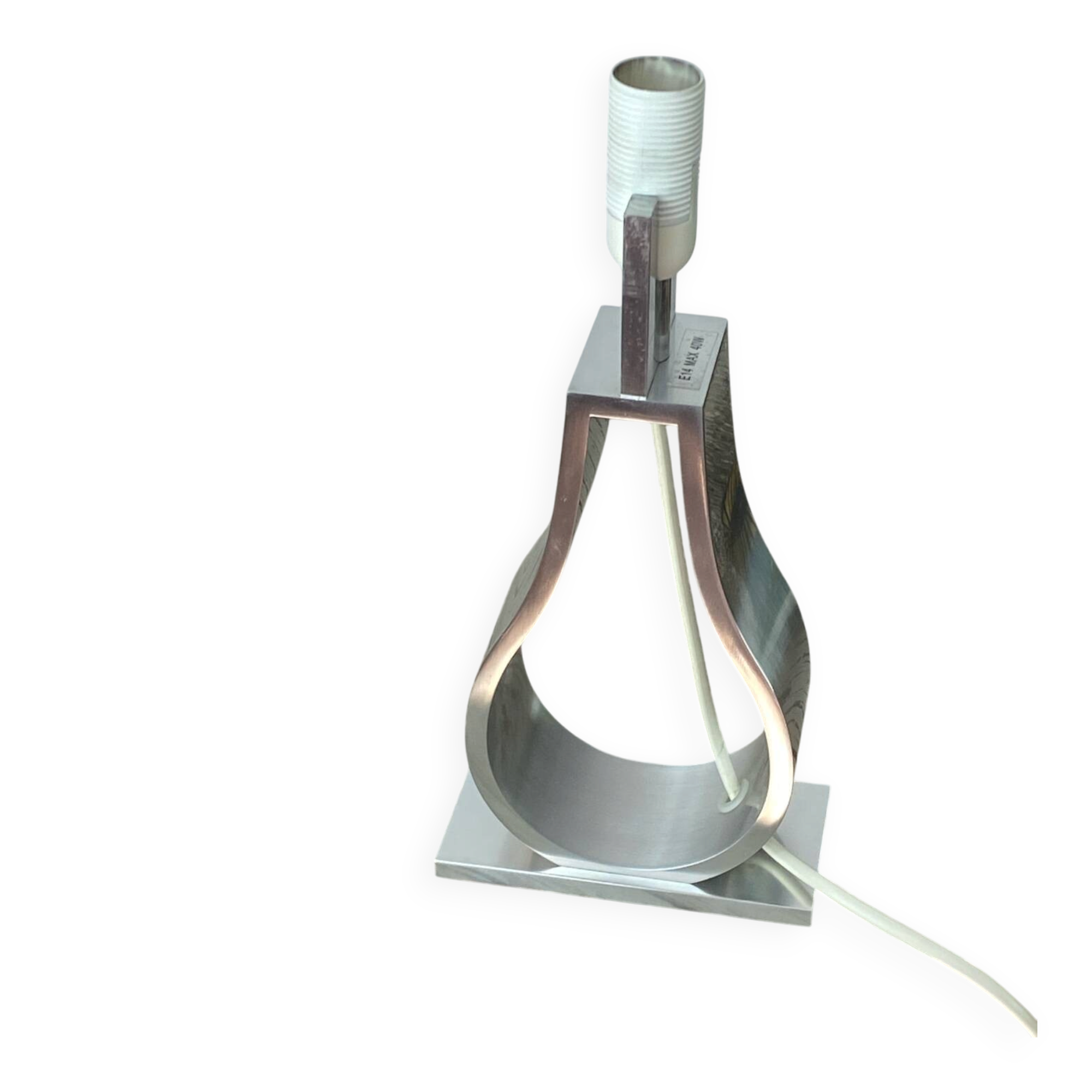 Lampe en aluminium design, Klabb Ikea, années 90